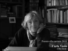 Carla Vasio premio alla carriera 2018